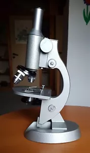 Schulmikroskop Hertel&Reuss, Kassel Nr. 73982 - monoculares Mikroskop in Kasten - Bild 1 von 8
