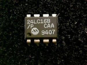 24LC16B/P - Microchip 16K I2C Serial EEPROM (DIP-8) GENUINE - Picture 1 of 2