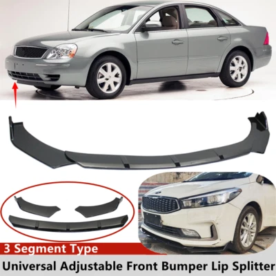 Add-on Universal Fit For Ford Five Hundred Front Bumper Spoiler Splitter Lip     - Изображение 1 из 4