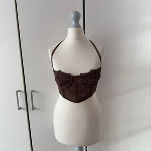 Free People Intimate Madi Spitze Korsett BH Top Bralette Crop Top Größe S Small. - Bild 1 von 12