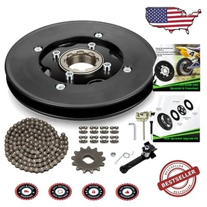 25H Chain & Rear Sprocket Freewheel Assembly for Razor MX650 MX500 Motorrider - Picture 1 of 11