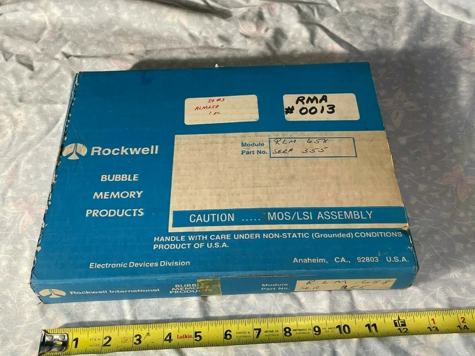 Rockwell RLM658 Linear Bubble Memory Module In Box AIM 65 - Image 1 of 4