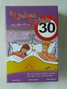 SEXY GAG! 3 Liebes-Spiele für alle ab 30! Ein sexy Geschenk zum 30. Geburtstag!! - Bild 1 von 2