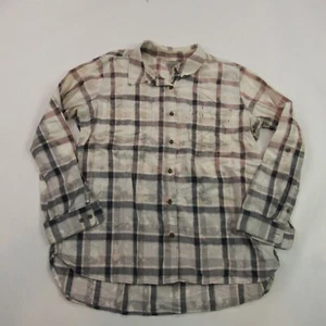 Carhartt Shirt Girls XL Long Sleeve Button Up Plaid 16/18 Pockets - Picture 1 of 11