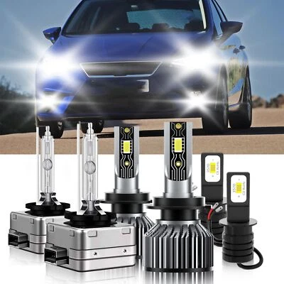 For Seat Ibiza 2005 LED HID Headlight Bulb High Low Beam+ Fog Light Super Bright - Изображение 1 из 4