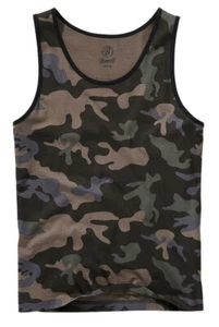 Brandit T-Shirt Tank Top in Darkcamo - Picture 1 of 2