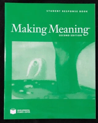 2nd - Making Meaning - Student Response Book (2008, Second Edition) - Image 1 of 4