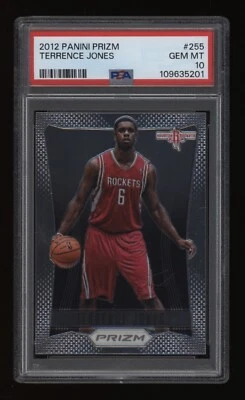 2012-13 Terrence Jones PSA 10 Panini Prizm Rookie Rc #255 *NICE* Low POP13 - Image 1 of 2