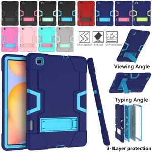Funda protectora a prueba de golpes para Samsung Galaxy Tab S6 Lite 10.4 P610/P613/P615/P619 - Imagen 1 de 93