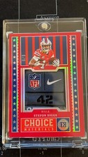 2022 Panini Encased Stefon Diggs Ruby Choice Materials Laundry Tag 6/9