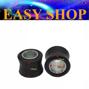 2x 12mm Shocker Mounting Rubber Bushes Spacers For Yamaha Honda Suzuki Kawasaki - Picture 1 of 2