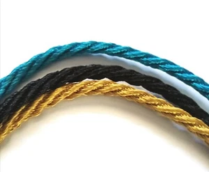 5 mm Gerste Twist Seil Kordel Berisfords Polyester Handwerk Band stark gewebt Zopf  - Bild 1 von 1