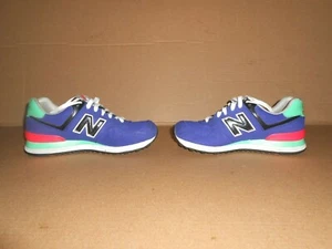 NEW BALANCE 574 Multi Color Printed Tongue Classic Shoes Womens Sz. 8 (UK 6) !!! - Picture 1 of 7