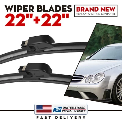 Original Equipment Windshield Wiper Blades For 2003-2006 Mercedes Benz CLK55 AMG - Imagem 1 de 4
