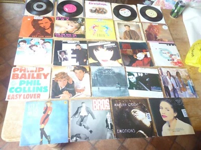 Lot 24 mainstream pop 7"s most 1980s Take That Mariah Carey Kylie Minogue RSF - Image 1 of 4