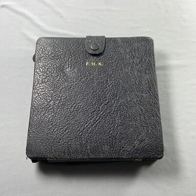 Старинная винтажная раскладывающаяся сумка для туалетных принадлежностей доктор? - Изображение 1 из 4