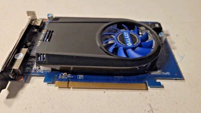 Galaxy NVIDIA GeForce 210 1GB DDR2 PCIe Graphics Card - VGA/DVI/HDMI. USED - Image 1 of 4