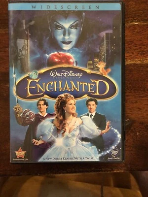 Disney’s Enchanted (DVD, 2008, Widescreen)  Amy Adams James Marsden Idina Menzel - Image 1 of 2