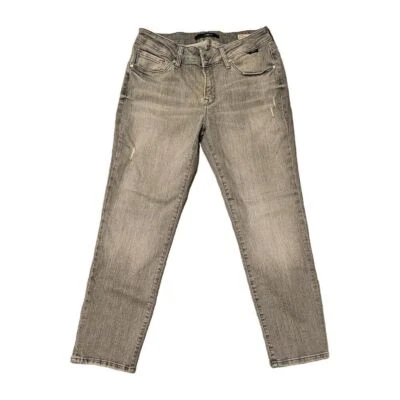 Jeans bajos Mavi Emma Slim Boyfriend gótico grunge preppy gris etiqueta 28P Foto 1 de 4