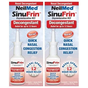 Sinufrin Decongestant Relief Spray, (Packaging May Vary), 0.5 Fl Oz (Pack of 2) - Picture 1 of 2