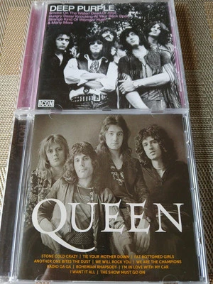ICON CD Best Of Kiss Queen & Deep Purple Rare Import Euro 80s Rock Metal Set - Image 1 of 3