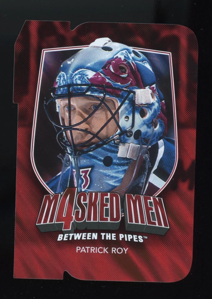 2011-12 ITG Masked Men 4 #MM-41 Patrick Roy ruby die cuts Between the Pipes - Image 1 of 2