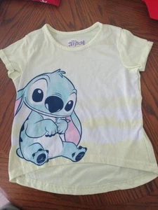 Stitch Girls Tee Shirt Pajama Top t Shirt Xs 4/5 - Picture 1 of 2