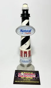 Natural Light Beer Lighthouse Carolina Beer Tap Handle 8.75” Tall - New Rare! - Picture 1 of 5