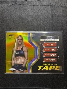 2024 Topps Chrome UFC Tale Of The Tape Holly Holm #TFT-30 Gold Refractor 34/50 - Bild 1 von 2