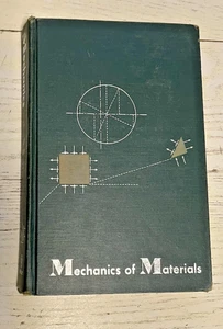 Mechanics Of Materials HC Book Archie Higdon 1960 Vintage Engineering - Foto 1 di 10