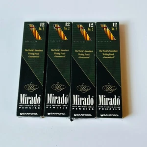 Mirado Vintage Pencils 1999 Premium Cedar 12 pc No 2, 4 Boxes - Picture 1 of 9