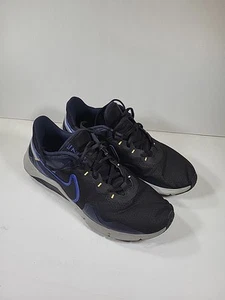 Nike Legend Essential 2 Men's Size 12 Black Blue Gray Running Shoes (Read) - Picture 1 of 24