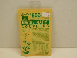 Accoppiatori Kadee Scala O #806 Magne-Matic una coppia con ingranaggio Draft - Foto 1 di 2