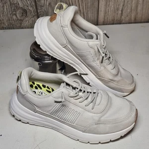 Hey Dude Sirocco Alta Neutrals Womens 8 Casual Shoes Gray White Yellow Cheetah  - Picture 1 of 8