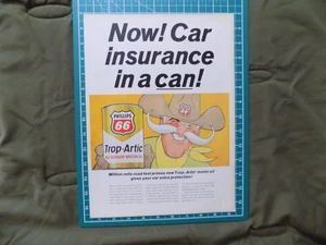 1966 PRINT AD PHILLIPS 66 TROP ARTIC MOTORÖL - Bild 1 von 1
