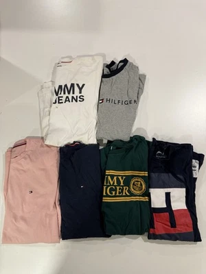 Lote de 6 Camisetas Tommy Hilfiger Cuello Redondo Manga Corta Hombre L Grande 3 Nuevas Sin Etiquetas Foto 1 de 4