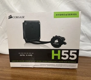 Corsair H55 - Hydro Series - Low Profile AIO Liquid Cpu Cooler - Intel + AMD - Photo 1/20