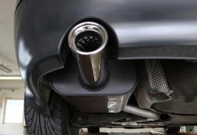 FOX Sportauspuff Audi A4 B6 Limo/Avant, 1.6l-2.0l-1.9l TDI, Endrohr 1x80mm rund - Bild 1 von 4