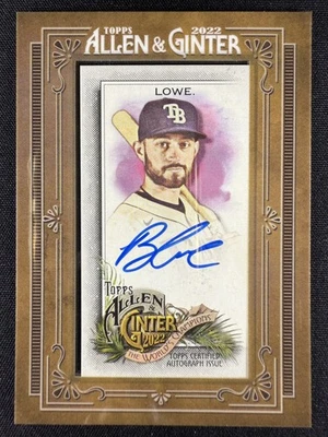 2022 Topps Allen & Ginter #MA-BL Brandon Lowe Framed Mini Autograph - Image 1 of 2