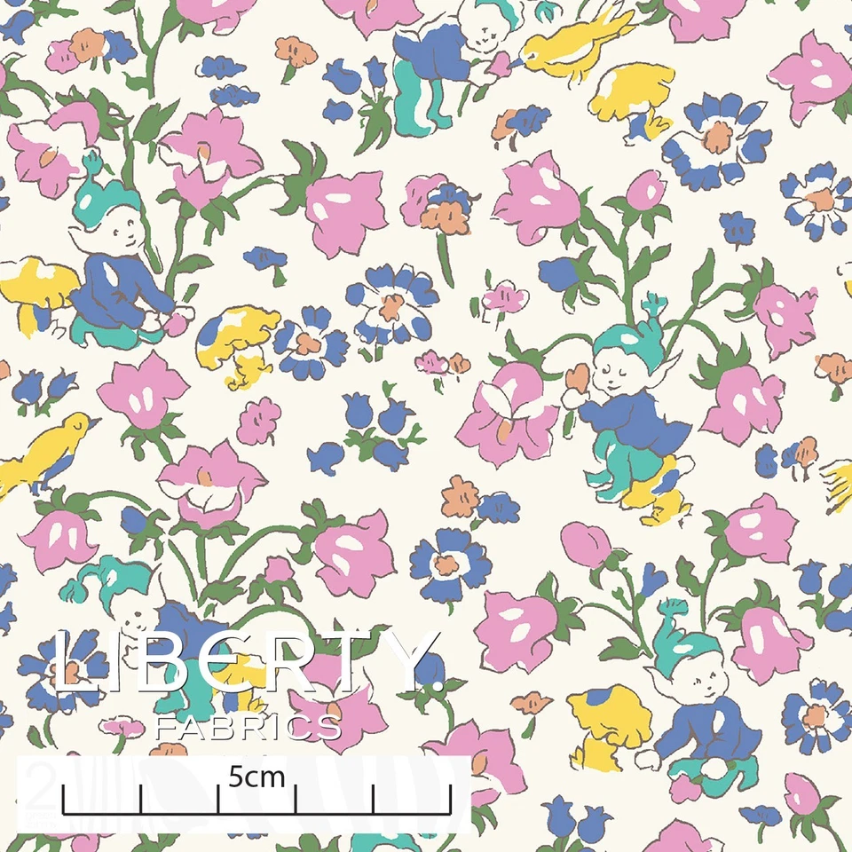 Liberty Tana Lawn Rivendell Day A - Fat Quarter 20 x 26" 50 x 67cm cotton fabric - image 1 of 1