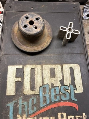 Ford Mustang Maverick Torino Cougar 302 351 400 1971 1972 aire acondicionado bomba polea Foto 1 de 4