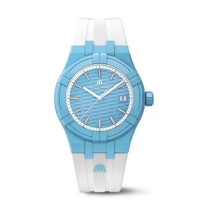 Maurice Lacroix AI2008-AAAA1-3A0-0 OpenBox 9.510 Men's Aikon Tide Light Blue - Image 1 of 2