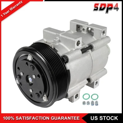 For Ford Thunderbird Mercury Cougar 3.8L 1989-1995 AC A/C Compressor - Image 1 of 4