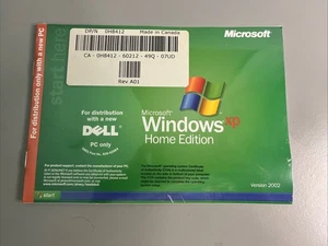 Microsoft Windows XP Home Edition Version 2002 for Dell PC - NEW SEALED - Picture 1 of 5