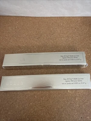 STILA Stay All Day Matte Lip Liner ENDURING 0.002 oz LOT OF 2 NEW! - Image 1 of 4