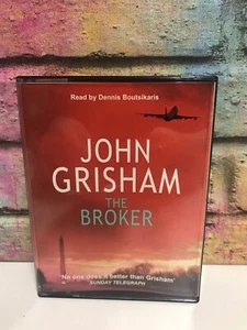 John Grisham The Broker 4 Tape Audio Book Read By Dennis Boutsikaris - Imagen 1 de 4