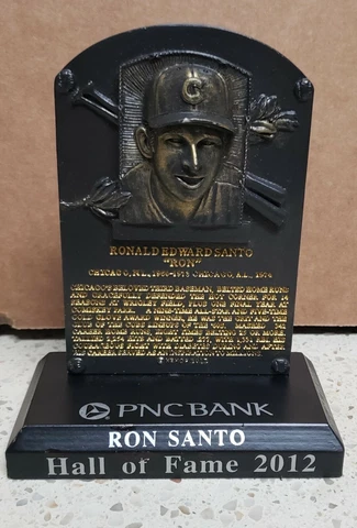 Ron Santo Plaque Chicago Cubs Hall Of Fame Replica 2012 PNC Limited Edition MLB Cover