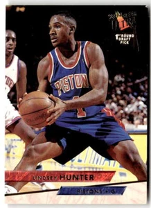 1993-94 Ultra #244 Lindsey Hunter RC Detroit Pistons - Picture 1 of 2