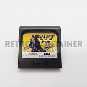 Vintage Game SEGA GAME GEAR Cartridge - Indiana Jones and the Last Crusade - Picture 1 of 1