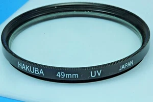 Filtro de lente de cámara UV HAKUBA 49 MM. - Imagen 1 de 3